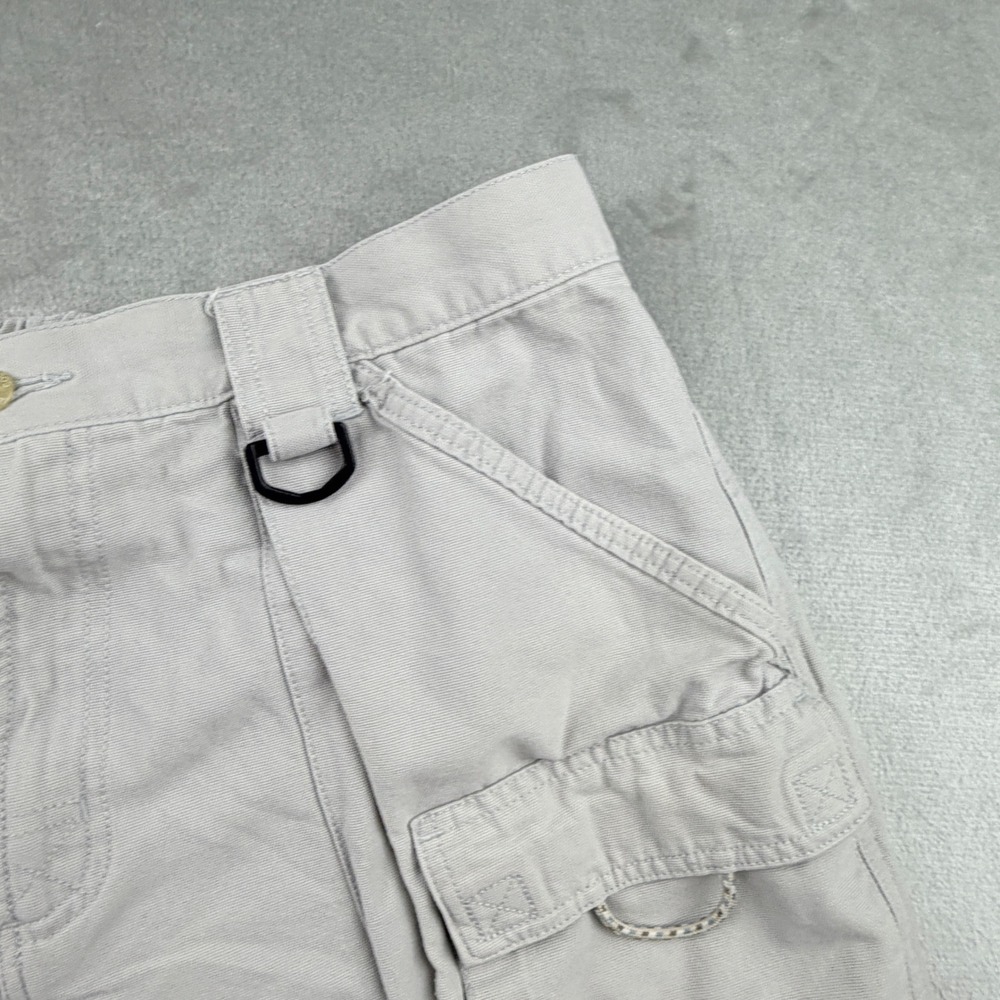 Columbia PFG Bonehead Cargo Shorts Men's Large Gray Cotton Fishing Hiking FM4012 - Picture 13 of 14